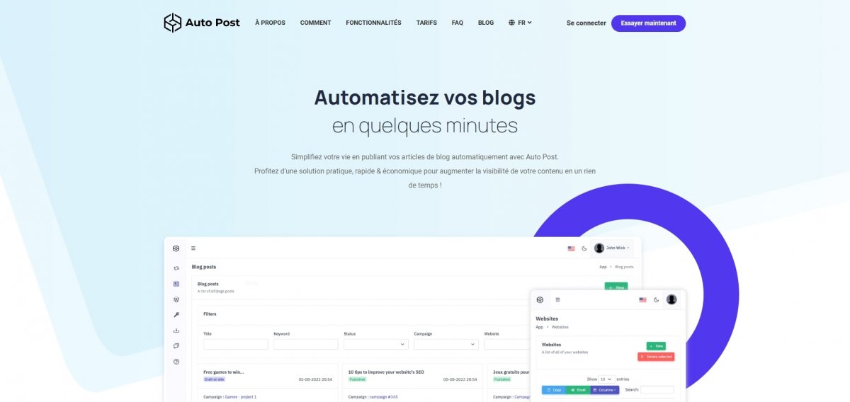 Optimisez votre pr&eacute;sence num&eacute;rique avec auto-post.io
