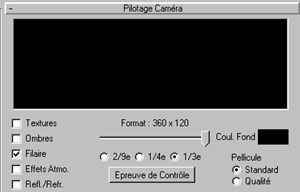 Capture d'ecran du logiciel 360 Render World 2.1 fr
