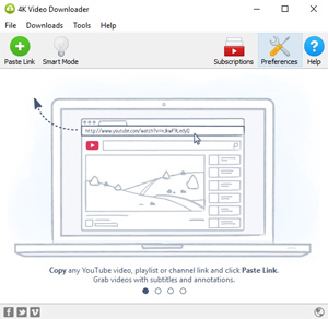 Capture d'ecran du logiciel 4K Video Downloader+ 26.1.0.0336 fr