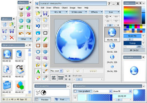Capture d'ecran du logiciel AWicons Lite 11.1 fr