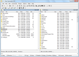 Capture d'ecran du logiciel Altap Salamander 4.0 fr
