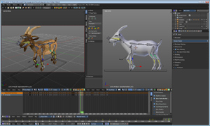 Capture d'ecran du logiciel Bforartists 5.1.1