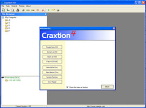 Capture d'ecran du logiciel Craxtion 4.0.0