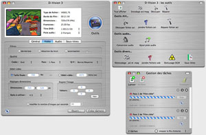 Capture d'ecran du logiciel D-Vision 3.22 fr