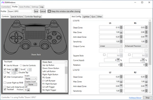 Capture d'ecran du logiciel DS4Windows Portable 3.3.3 fr