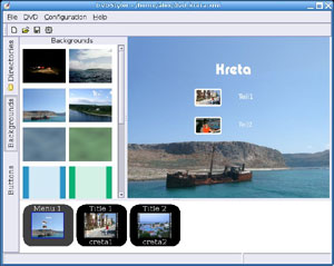Capture d'ecran du logiciel DVDStyler 3.2.1 fr - Windows