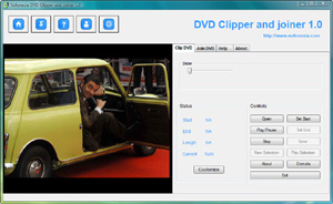 Capture d'ecran du logiciel Sofonesia DVD Clipper and Joiner 1.1