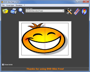 Capture d'ecran du logiciel DVD Slim Free Portable 2.8.0.4 Fr