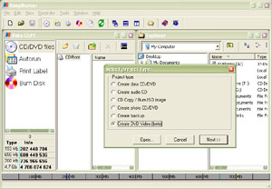 Capture d'ecran du logiciel DeepBurner 1.9.0.228 fr