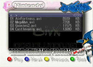 Capture d'ecran du logiciel Dream Emulation Project - Famicom Edition 1.1
