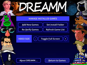 Capture d'ecran du logiciel DREAMM 4.0