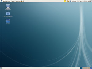 Capture d'ecran du logiciel Fedora Core 8 Finale - DVD