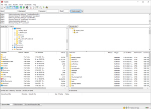 Capture d'ecran du logiciel FileZilla Portable 3.70.6 fr - Windows