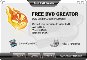 Capture d'ecran du logiciel Free DVD Creator 2.0