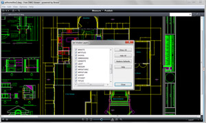 Capture d'ecran du logiciel Free DWG Viewer 16.2.0.172