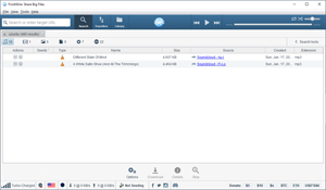 Capture d'ecran du logiciel FrostWire 7.0.3 build 330 - Linux