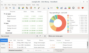Capture d'ecran du logiciel HomeBank 5.10.3 fr