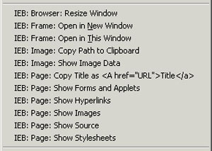 Capture d'ecran du logiciel IE Booster 2.14