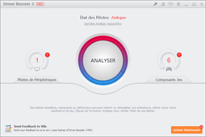 Capture d'ecran du logiciel IObit Driver Booster 13.4.0.234 fr