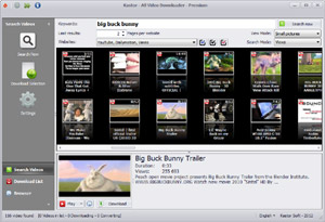Capture d'ecran du logiciel Kastor All Video Downloader 6.0.0