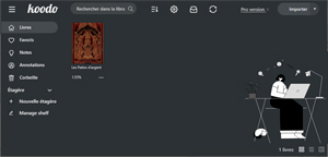 Capture d'ecran du logiciel Koodo Reader Portable 2.3.4