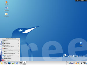Capture d'ecran du logiciel Mandriva Linux 2007.1 - DVD