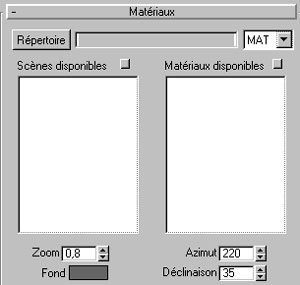 Capture d'ecran du logiciel Matériel Catalogue 3.3 fr