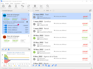 Capture d'ecran du logiciel MaxiCompte 6.58.378 fr