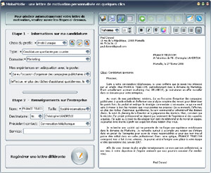 Capture d'ecran du logiciel MobaMotiv 1.3 fr