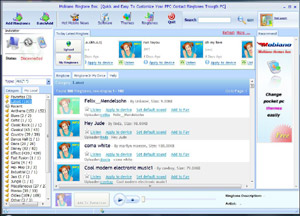 Capture d'ecran du logiciel Mobiano Ringtone BOX 2.1.0.1