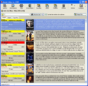 Capture d'ecran du logiciel Movie Collection 6.1.0.3 fr