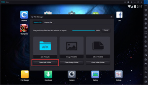 Capture d'ecran du logiciel NoxPlayer 7.0.6.2 fr