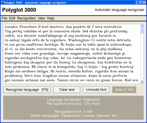 Capture d'écran du logiciel Polyglot 3000 3.79 fr