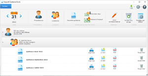 Capture d'ecran du logiciel Quittance Facile 2024 2.2.0.0 fr