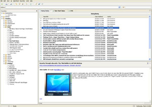 Capture d'ecran du logiciel RSSOwl 2.2.1 fr