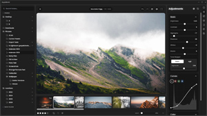 Capture d'ecran du logiciel RapidRAW 1.5.3