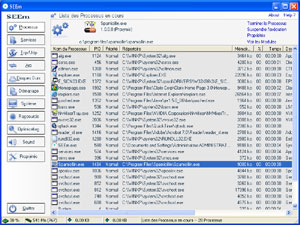Capture d'ecran du logiciel SEEm 4.5 fr