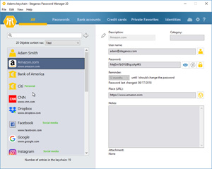 Capture d'ecran du logiciel Steganos Password Manager 22.6.5.14621 fr