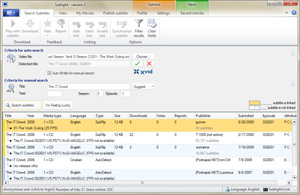 Capture d'ecran du logiciel Sublight 5.4.1009 fr