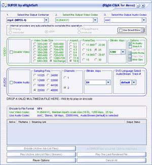 Capture d'ecran du logiciel Super 2022 build 80
