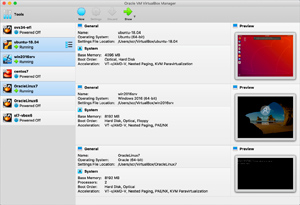 Capture d'ecran du logiciel VirtualBox 7.2.8-173730 fr