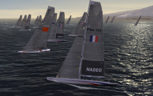 Capture d'ecran du logiciel Virtual Skipper 5 Online fr