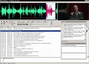 Capture d'ecran du logiciel VisualSubSync Enhanced 1.2.33