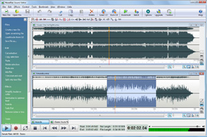 Capture d'ecran du logiciel WavePad 24.15 fr