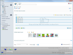 Capture d'ecran du logiciel Weezo Portable 4.3.0 fr
