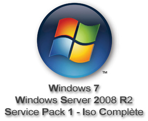 Capture d'ecran du logiciel Windows 7 et Windows Server R2 Service Pack 1 - ISO complète