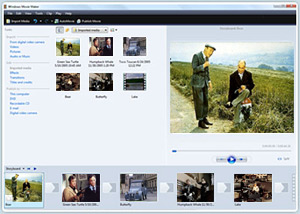 Capture d'ecran du logiciel Windows Movie Maker Installer 1.3 Build 24.4