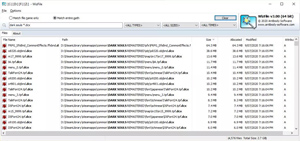 Capture d'ecran du logiciel WizFile 3.15