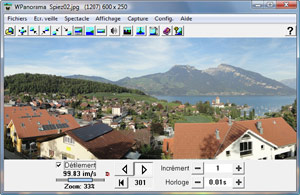 Capture d'écran du logiciel Wpanorama 13.3.3 fr
