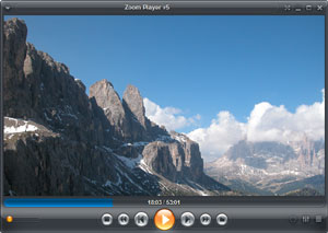 Capture d'ecran du logiciel Zoom Player Max 22.2